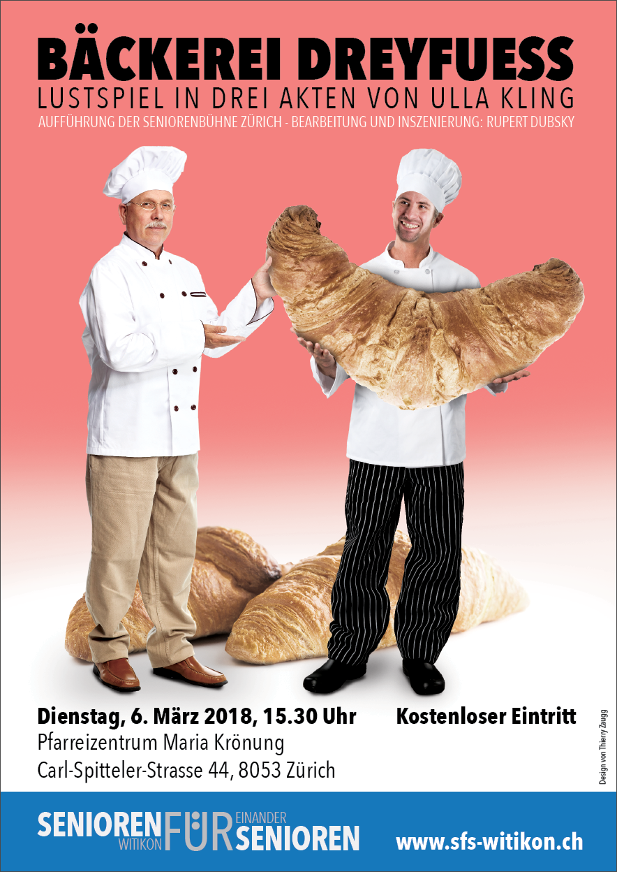 Plakat Bäckerei Dreyfuess